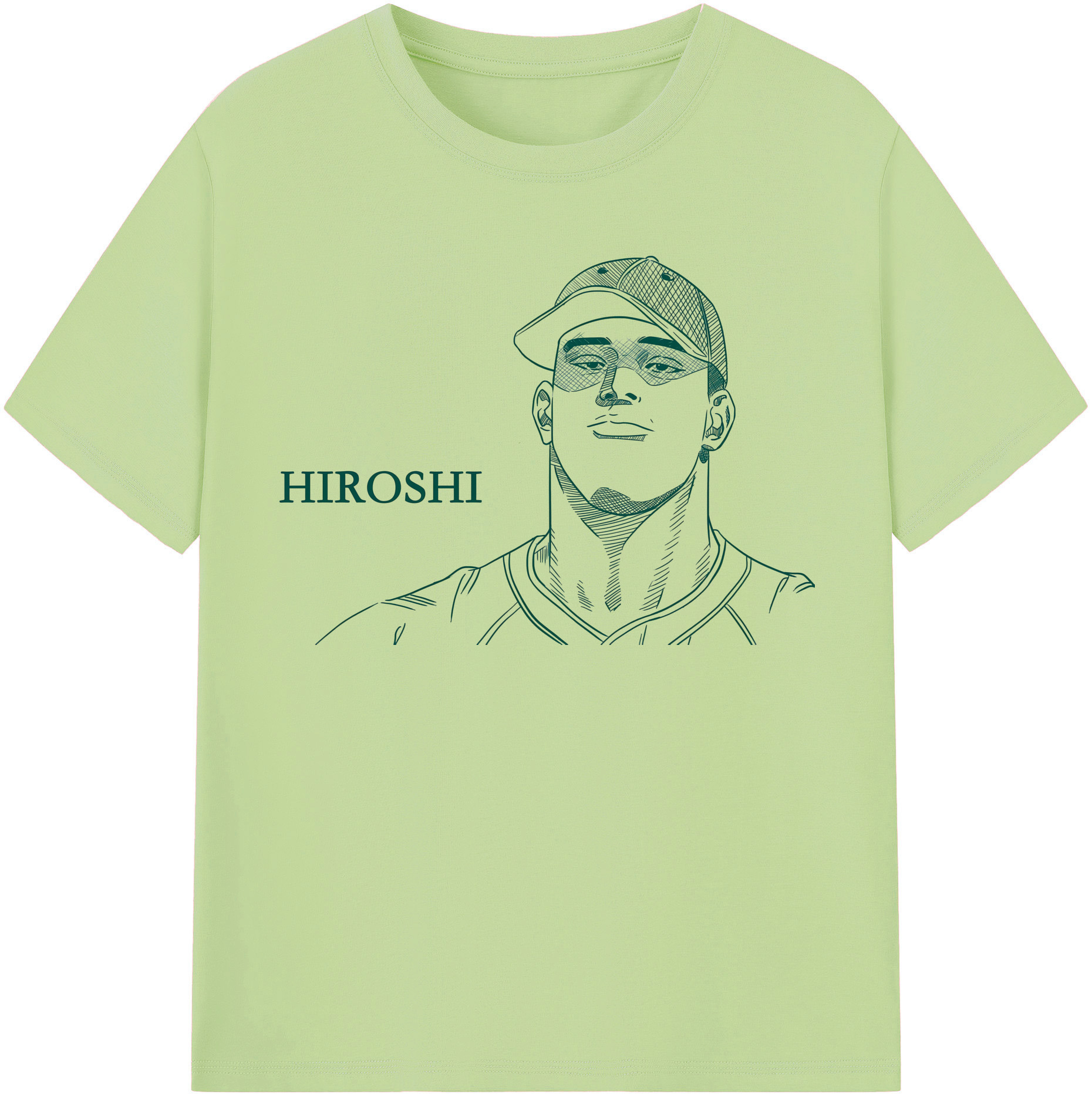 SLAM DUNK／スラムダンク 綿100％半袖Tシャツ（フロントプリント）
